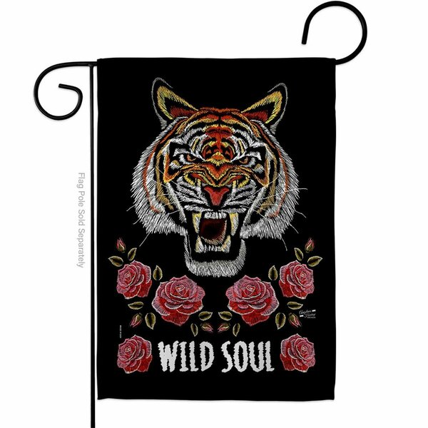 Patio Trasero Wild Soul Animals Wildlife 13 x 18.5 in. Double-Sided Decorative Vertical Garden Flags for PA3905216